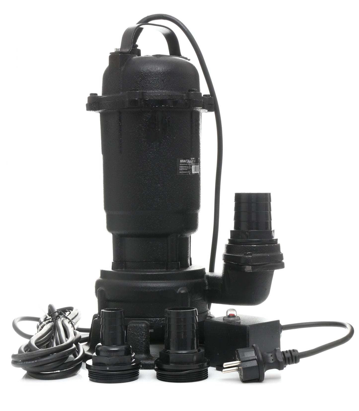 POMPE À EAU SUBMERSIBLE AVEC BROYEUR 3200W