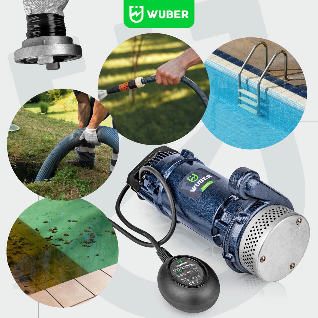 Pompe à eau vide cave submersible avec flotteur