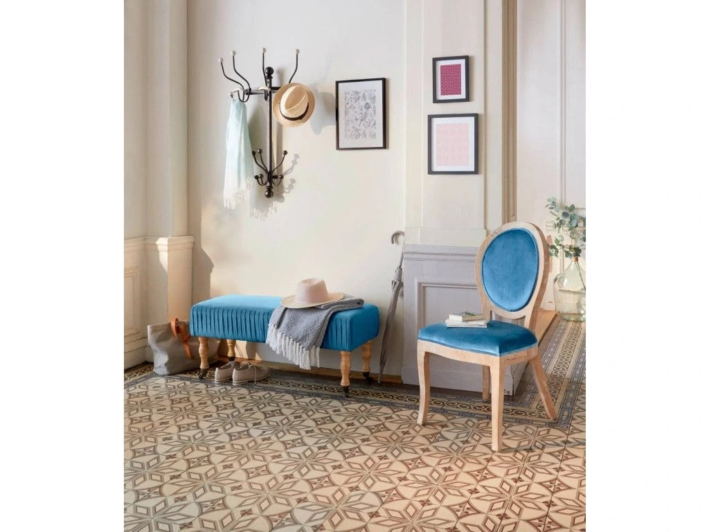 Porte manteau mural metal 87 x 58 cm noir