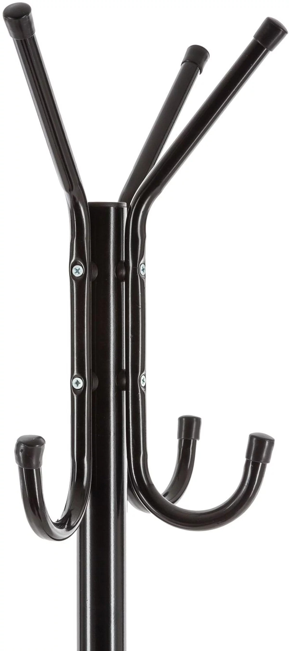 Porte manteaux 8 tiges métal noir 51,5 x 44 x 171 cm