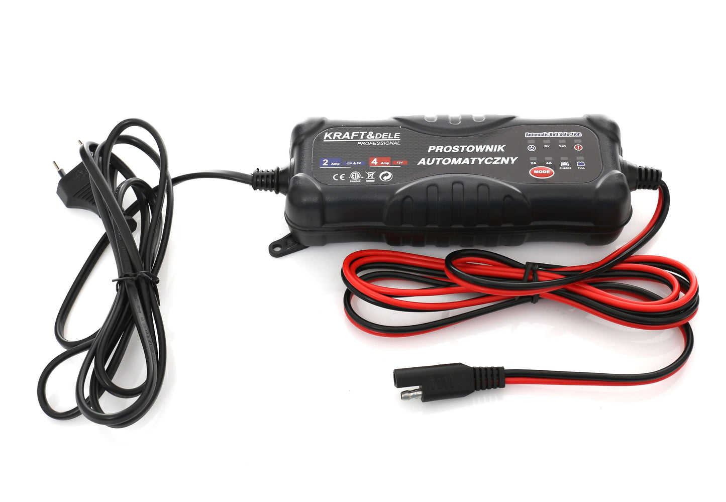 Chargeur de batterie auto Redresseur automatique  6 V DC et 12 V DC