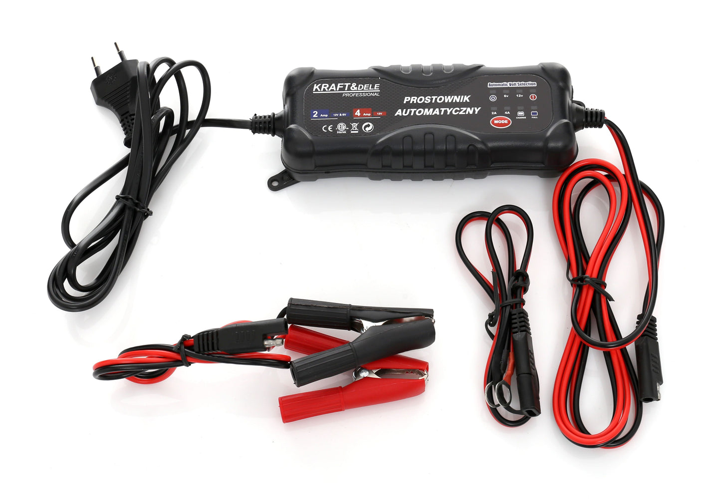 Chargeur de batterie auto Redresseur automatique  6 V DC et 12 V DC