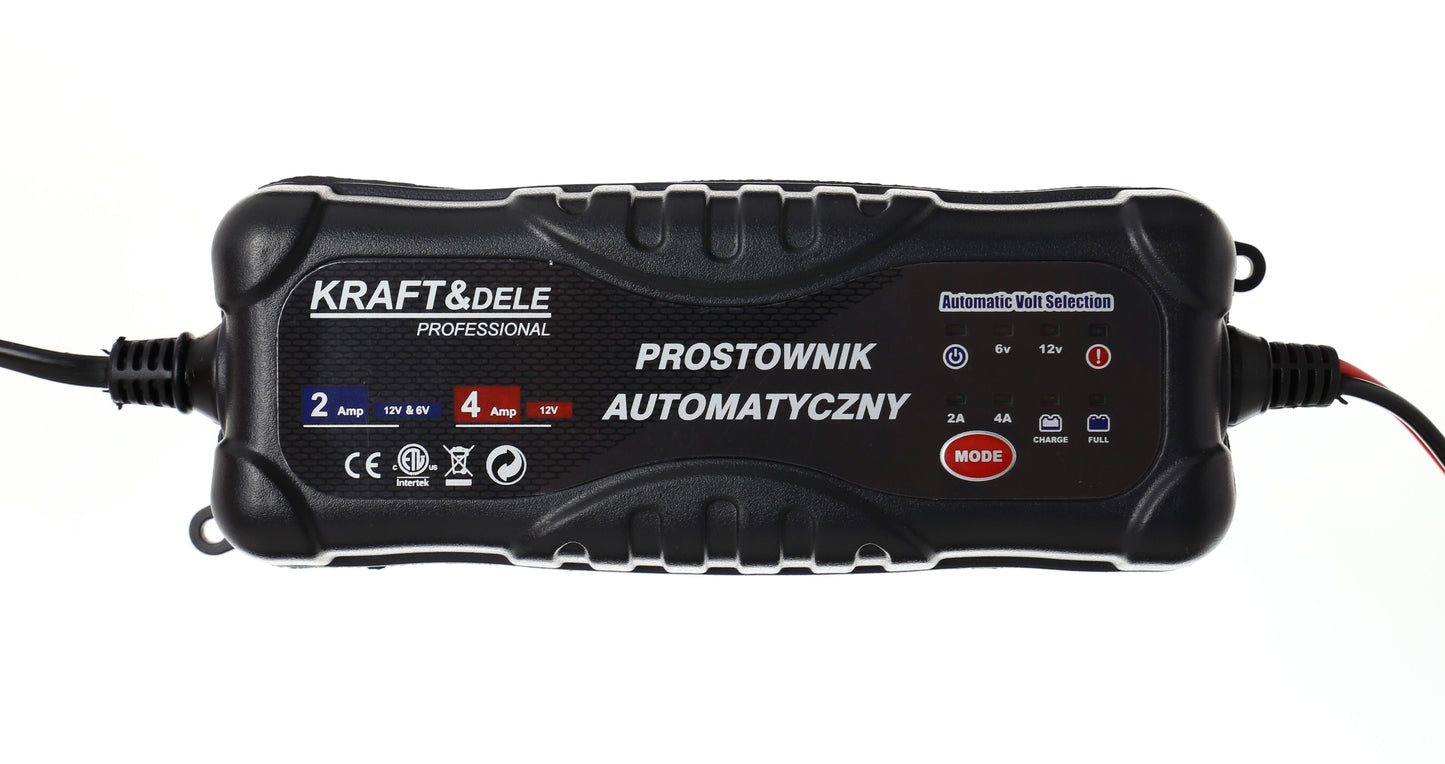 Chargeur de batterie auto Redresseur automatique  6 V DC et 12 V DC