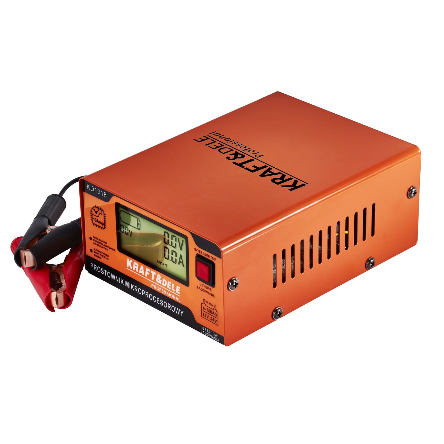 Chargeur de batterie auto REDRESSEUR À MICROPROCESSEUR 10AMP 12/24V