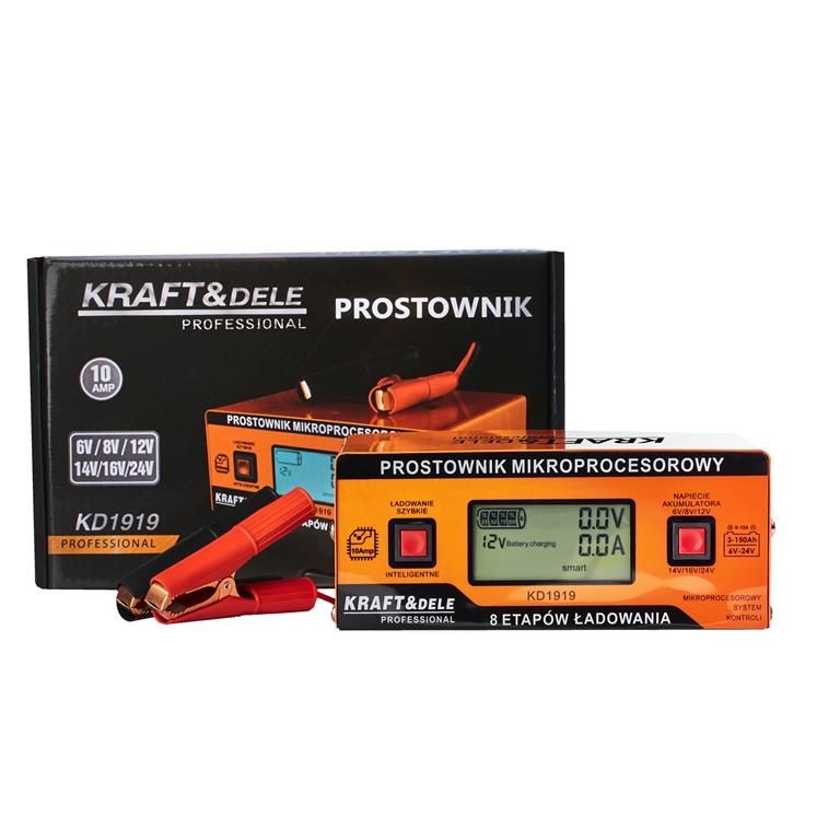 Chargeur de batterie REDRESSEUR À MICROPROCESSEUR 10 A 6/8/12/14/16/24 V