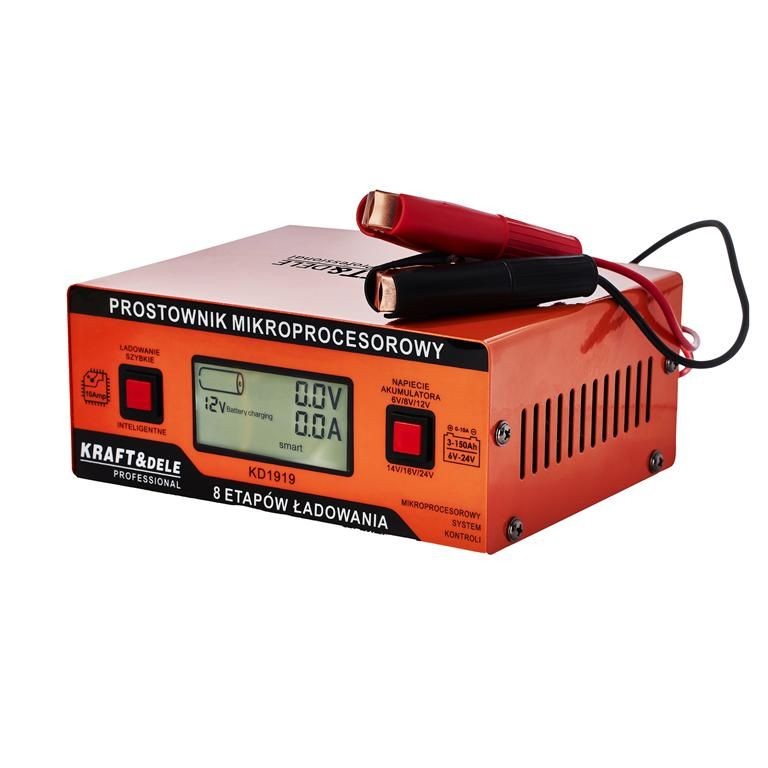 Chargeur de batterie REDRESSEUR À MICROPROCESSEUR 10 A 6/8/12/14/16/24 V