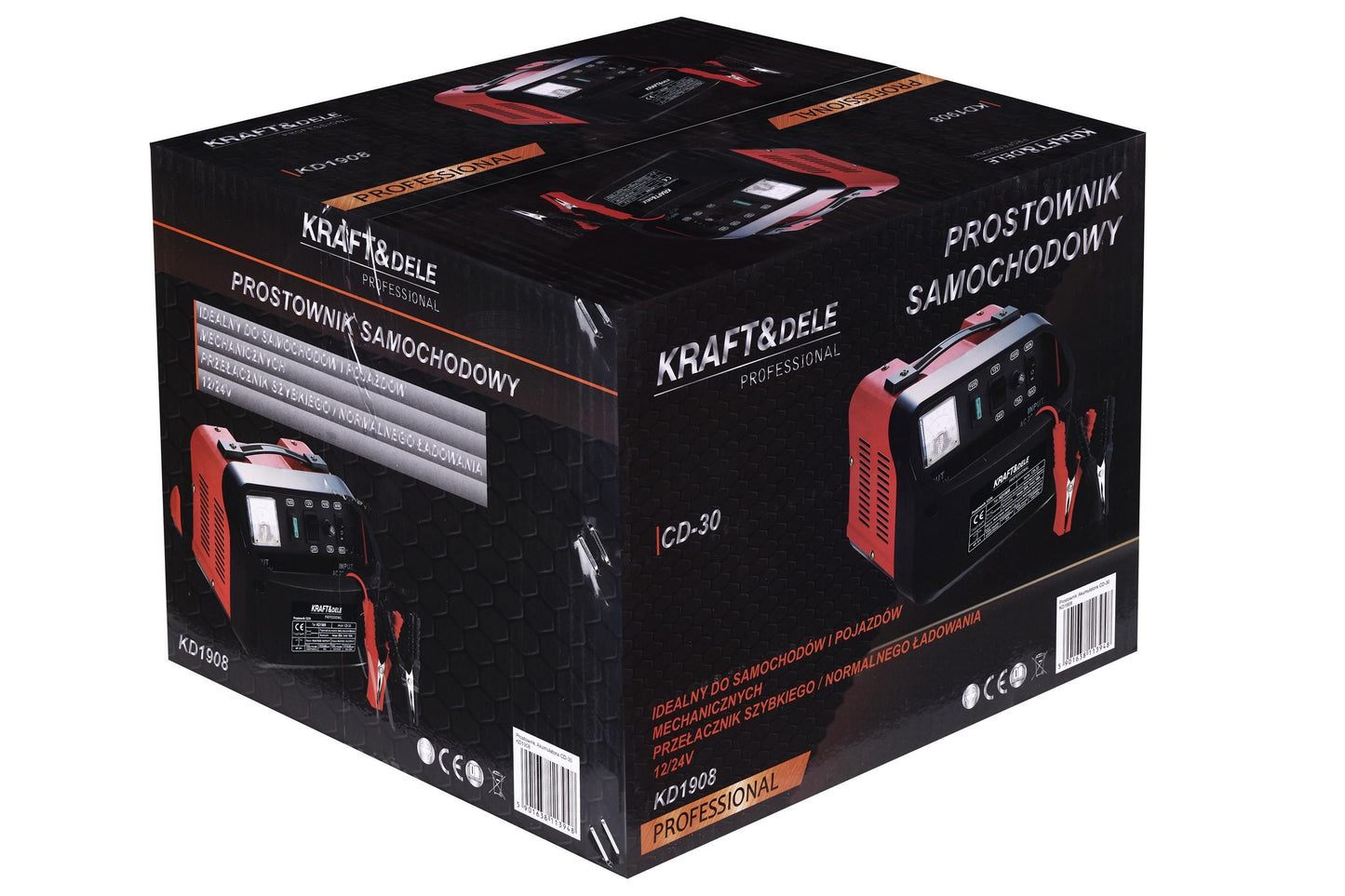 Chargeur de batterie voiture 12/24V 30A