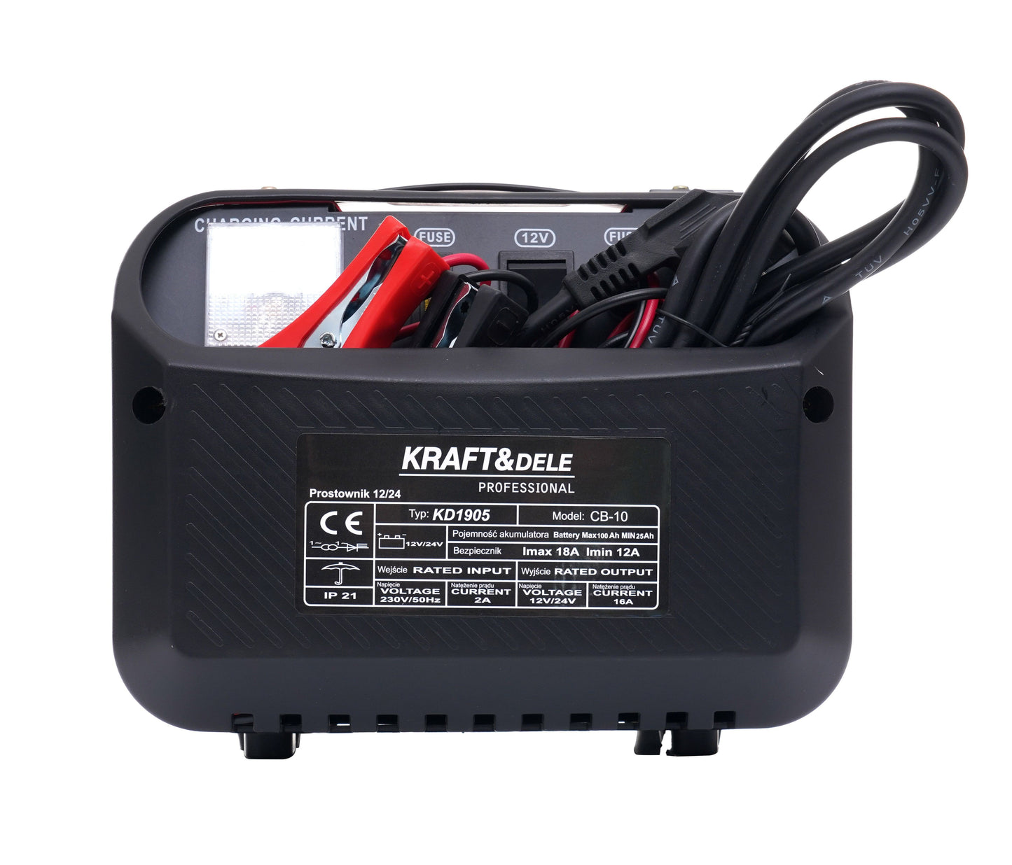 Chargeur de voiture 12V 24V 10A 60Ah
