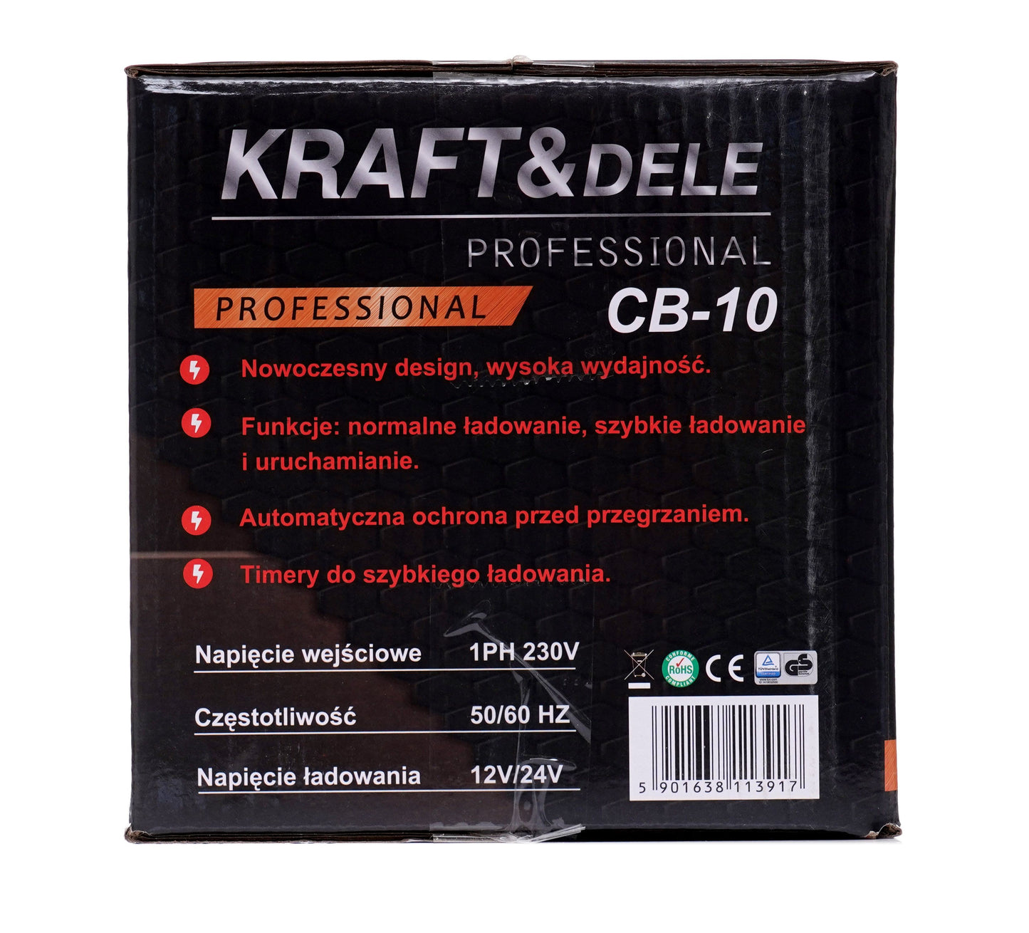 Chargeur de voiture 12V 24V 10A 60Ah