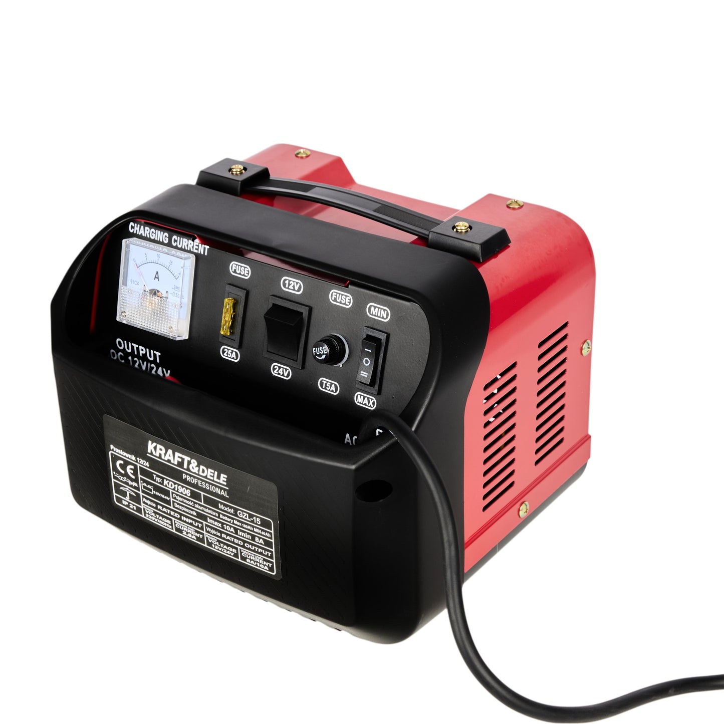 Chargeur de voiture 12V 24V 20A 200Ah