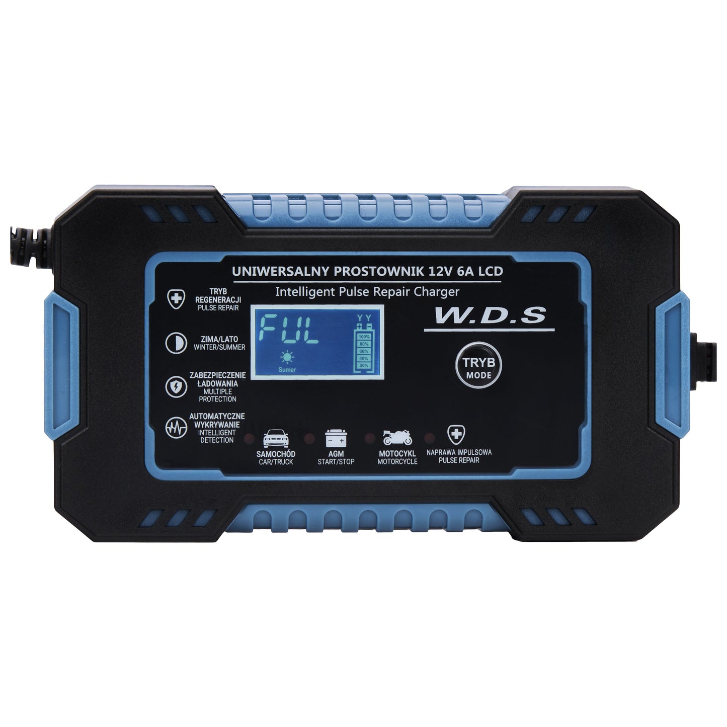 Chargeur de batterie Redresseur universel 12V / 6A