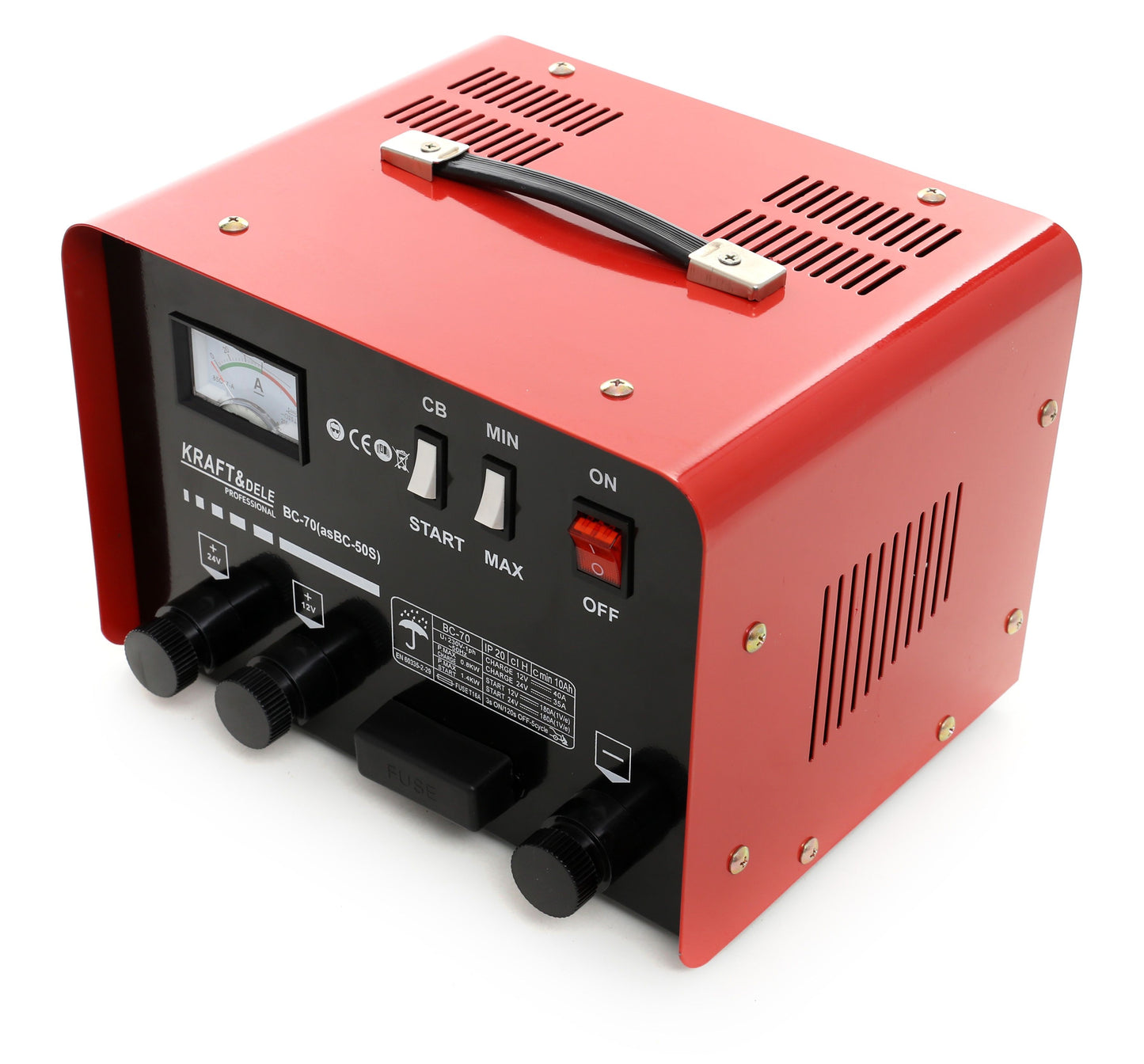 Chargeur batterie Redresseur avec démarrage 180A 12/24V