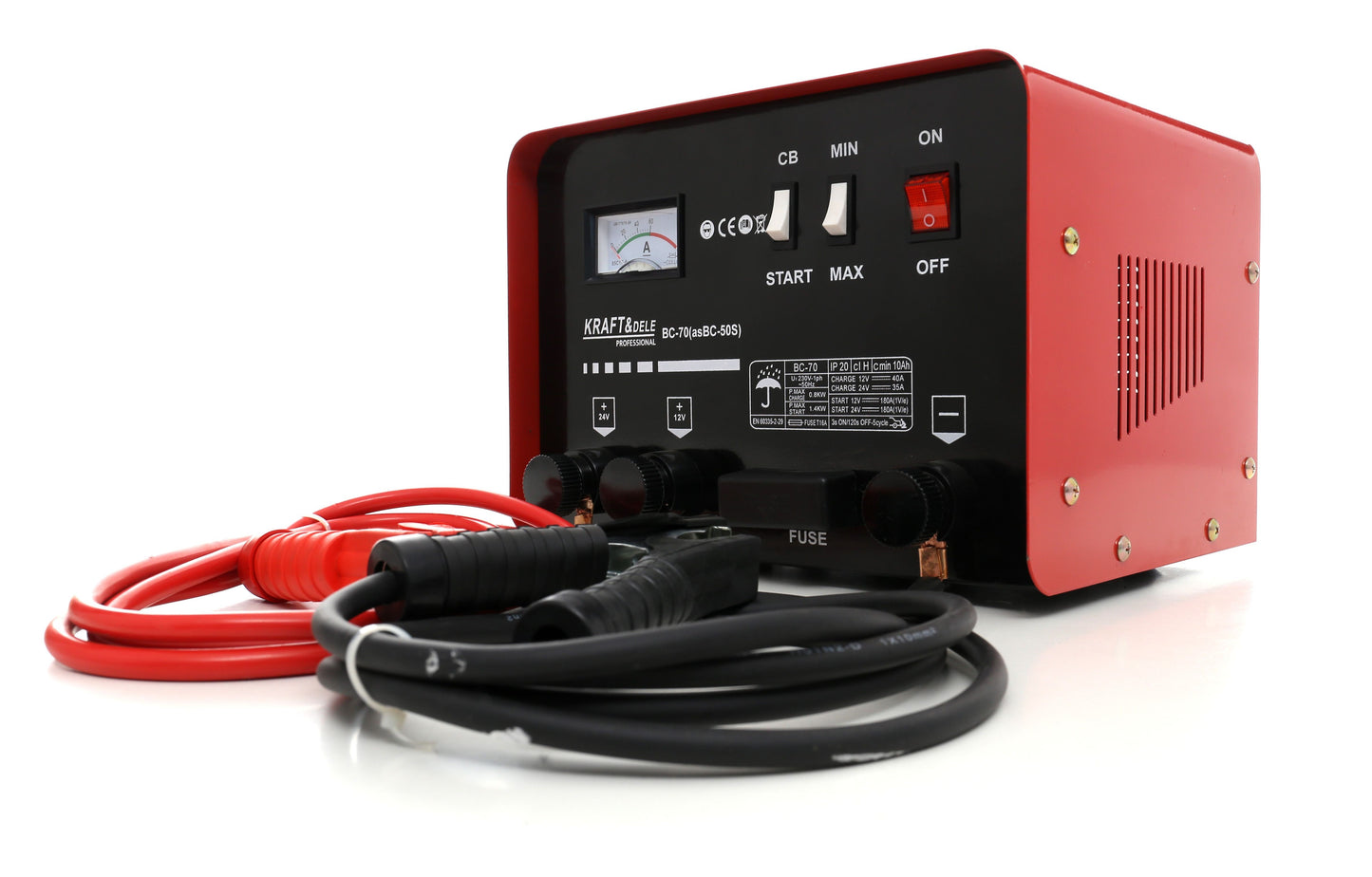 Chargeur batterie Redresseur avec démarrage 180A 12/24V