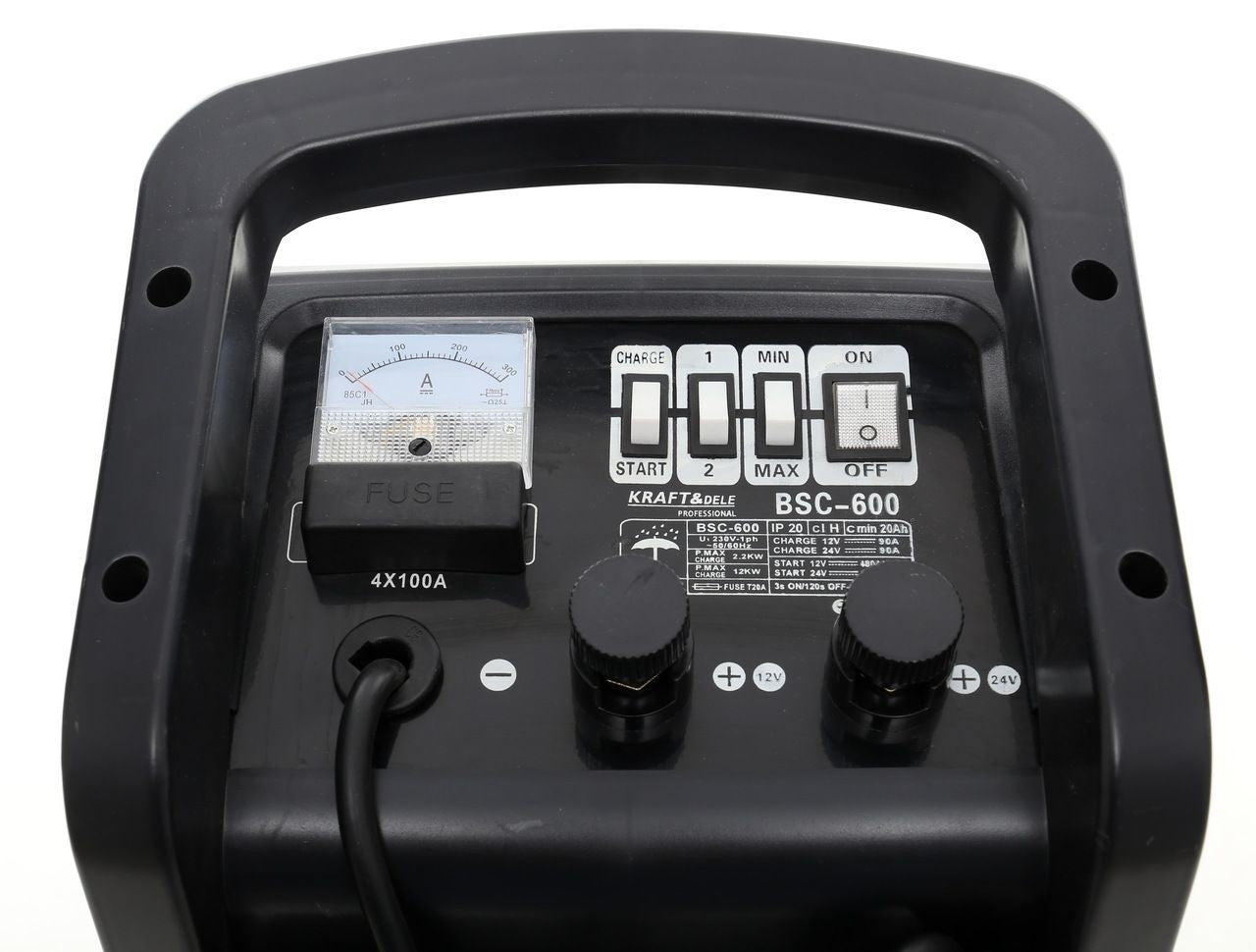 Chargeur batterie Redresseur avec démarrage 540A 12/24V