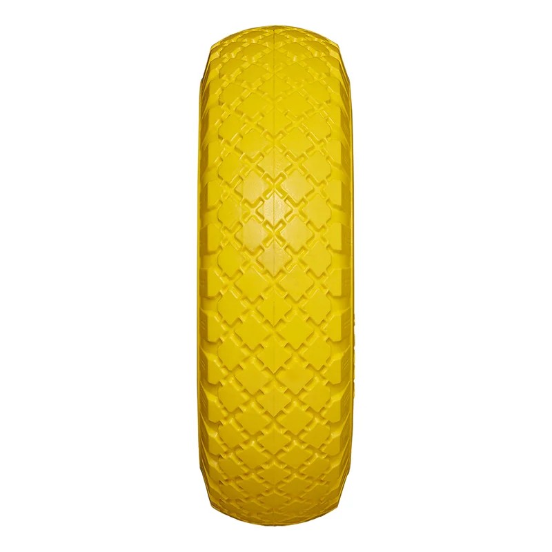 Roue PU avec jante plastique 10" 3.00-4