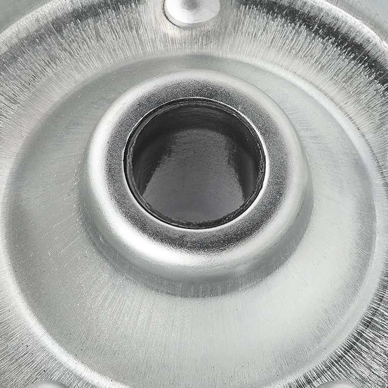 Roulette roue jockey jante métal avec pneu caoutchouc 220 x 65 mm 300 kg