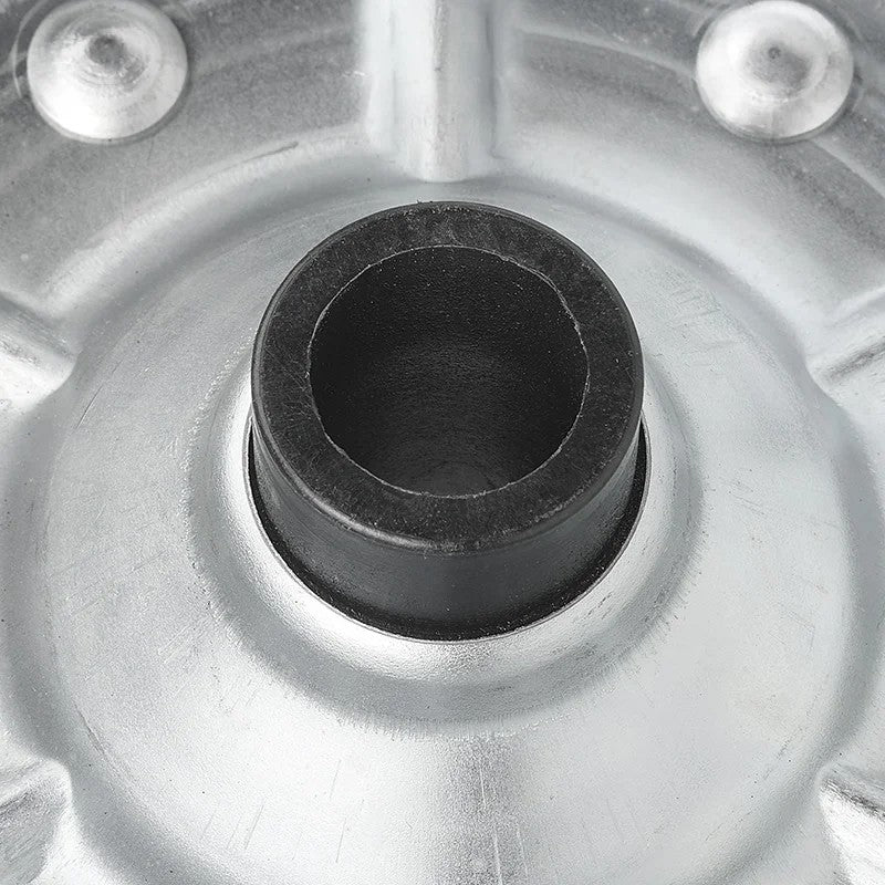 Roulette roue jockey jante métal grande avec pneu caoutchouc 220 x 65 mm 300 kg