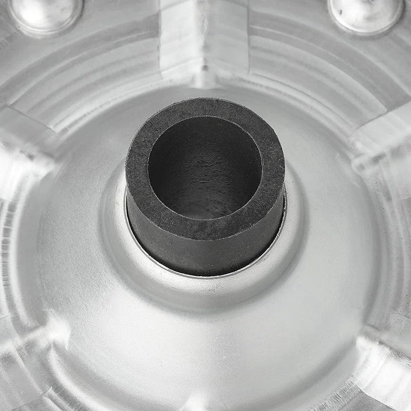 Roulette roue jockey jante métal grande avec pneu caoutchouc 220 x 65 mm 500 kg