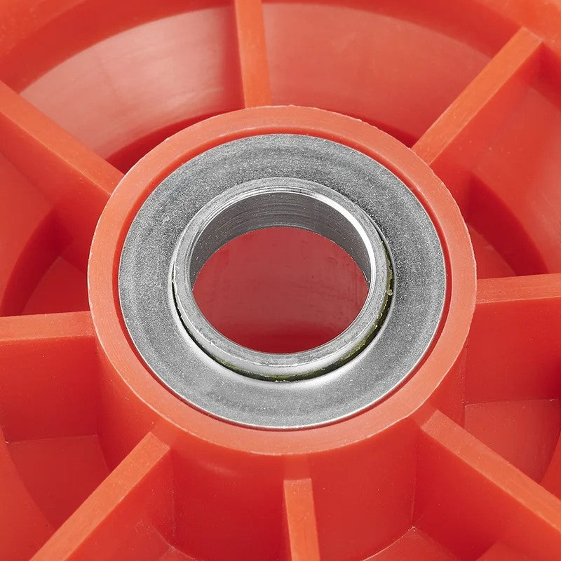 Roulette roue jockey jante plastique avec pneu PU 260x85mm