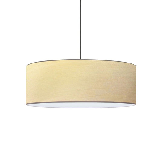 Suspension luminaire plafonnier abat jour beige 50x20 cm