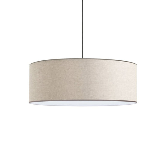Suspension luminaire Plafonnier  abat j our marron 50x20 cm