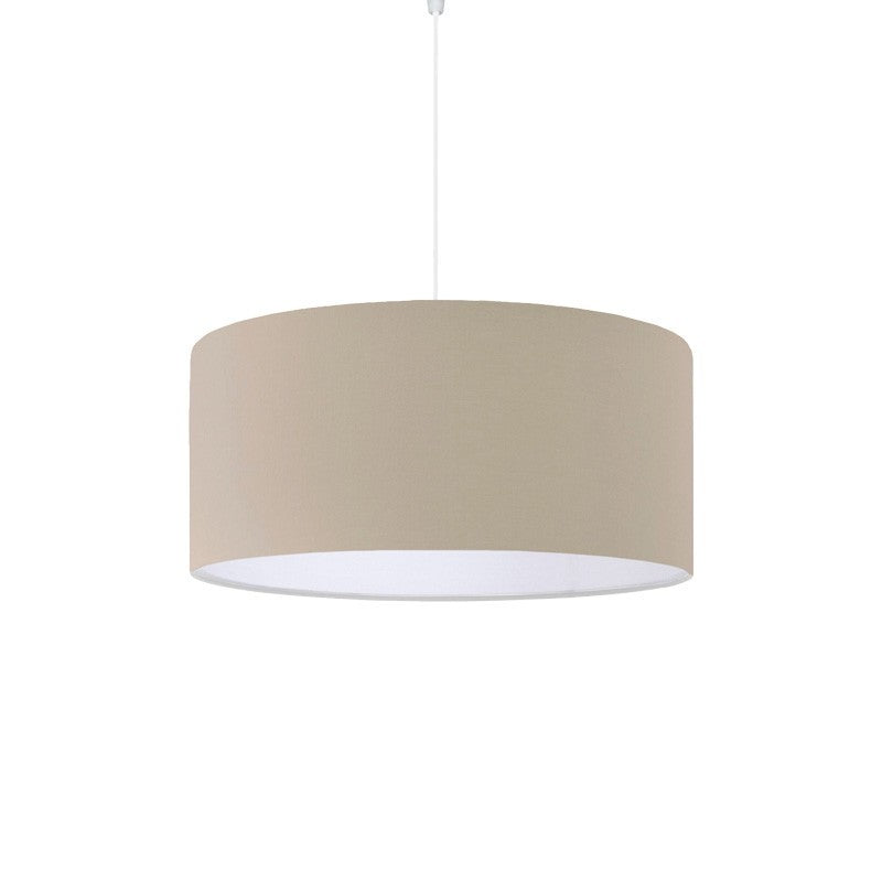 Suspension luminaire plafonnier  abat jour beige 38x21cm