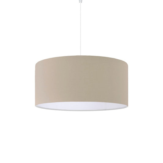 Suspension luminaire plafonnier  abat jour beige 38x21cm