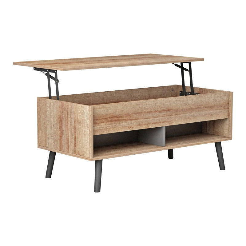 Table basse bois relevable 100x60x45 cm