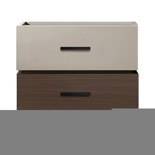 Table de chevet bois beige 60x40x44,5 cm