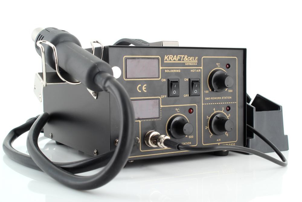 Poste à souder plastique 2 en 1