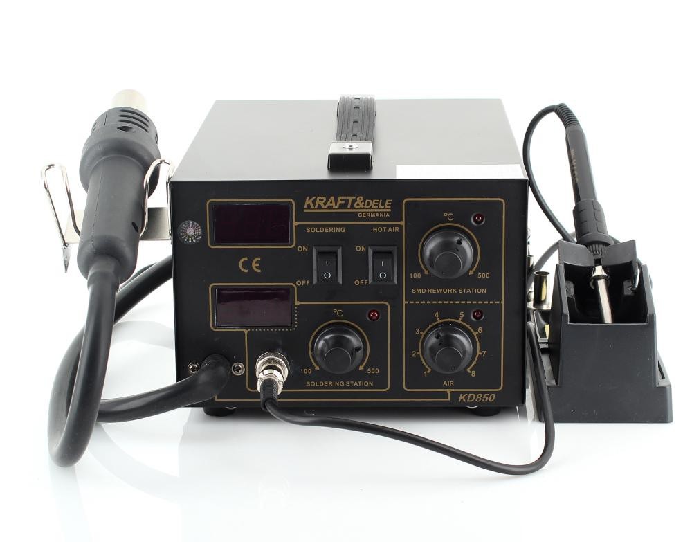 Poste à souder plastique 2 en 1