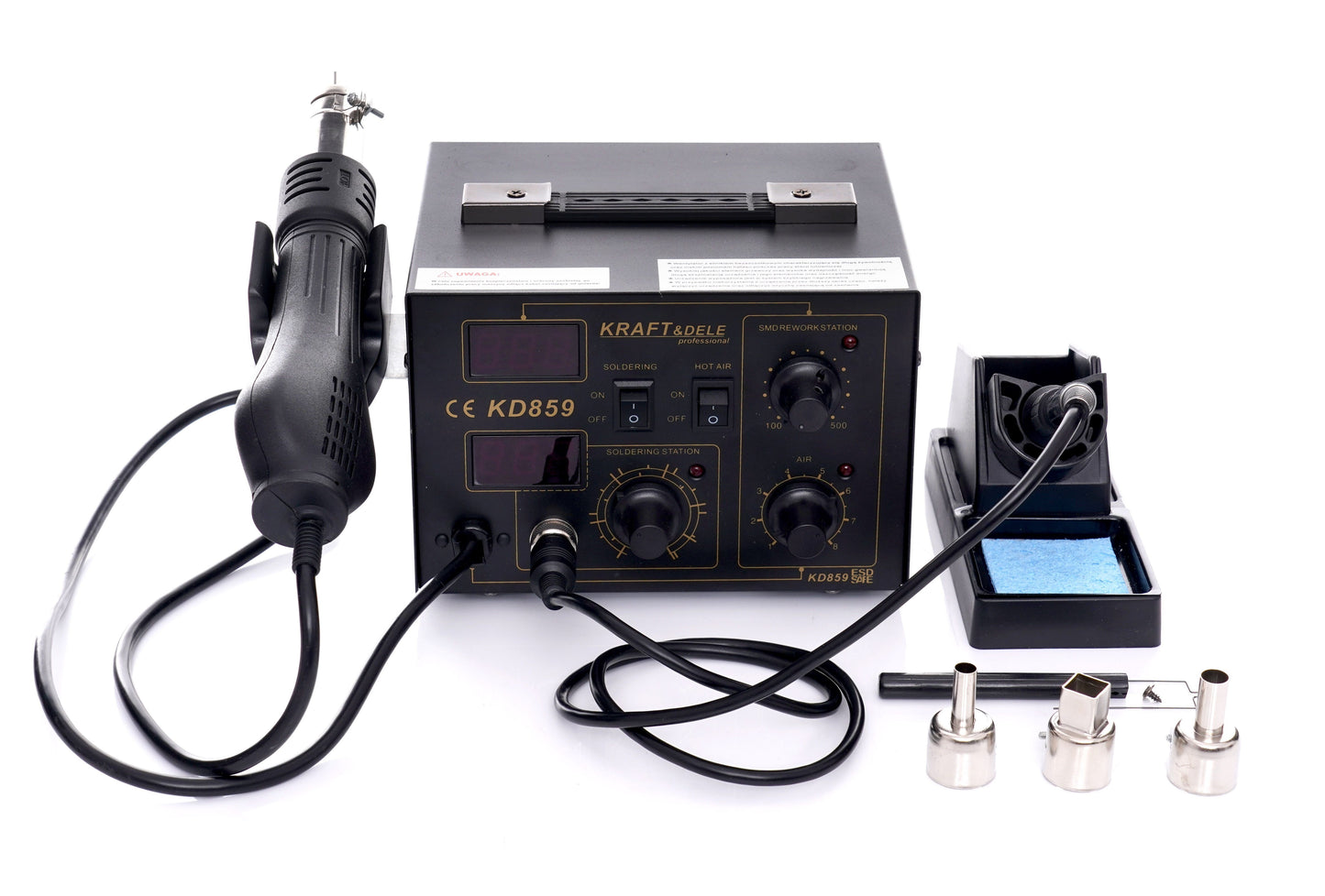 Poste a Souder plastique 3 en 1 avec 4 buses