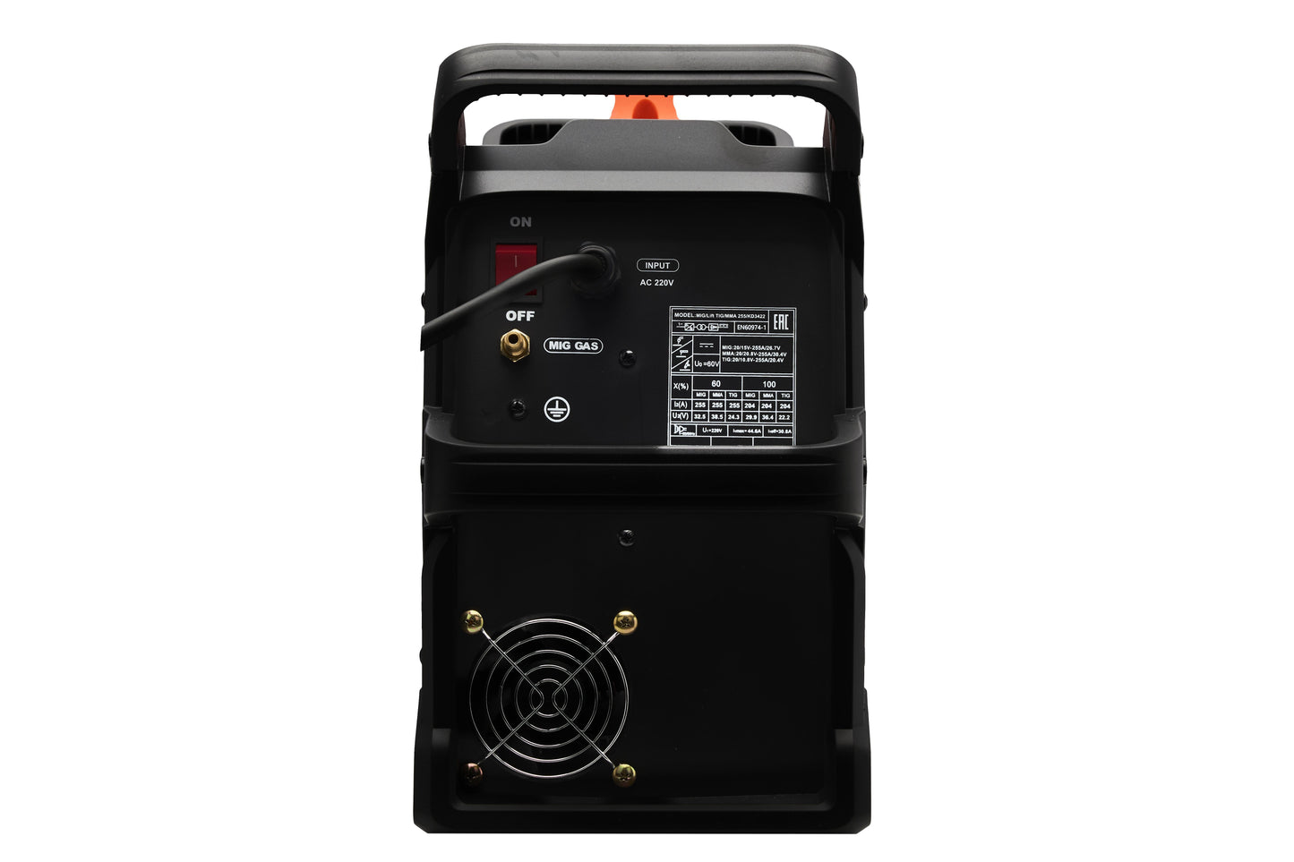 Poste à souder Inverter 255 A MIG/FLUX/MMA/LIFT TIG/ALU