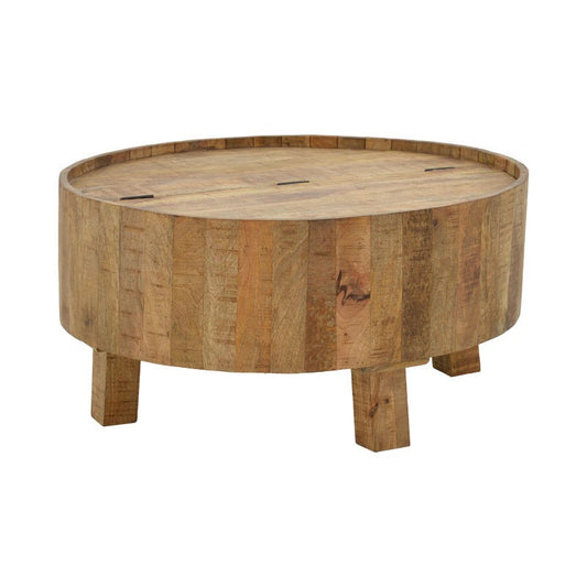 Table basse  bois de manguier massif naturel 90x45cm