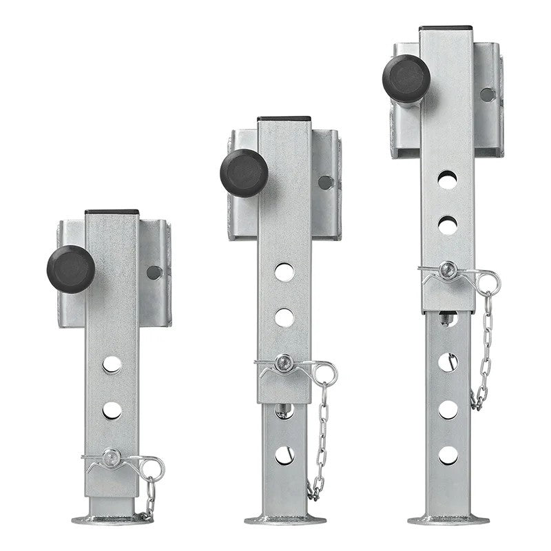 Support de remorque 60x60 mm pivotant TL60 D85 SW19 345-445 mm 1300 kg