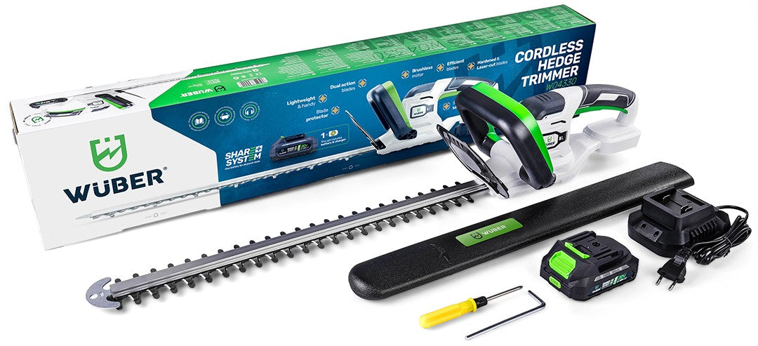 Taille-haie électrique sans fil  sur batterie WUBER 51 cm