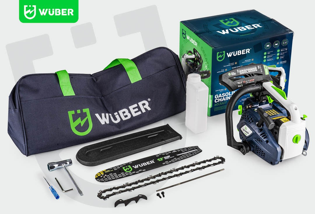 Tronçonneuse thermique 25,4 cm3  Wuber