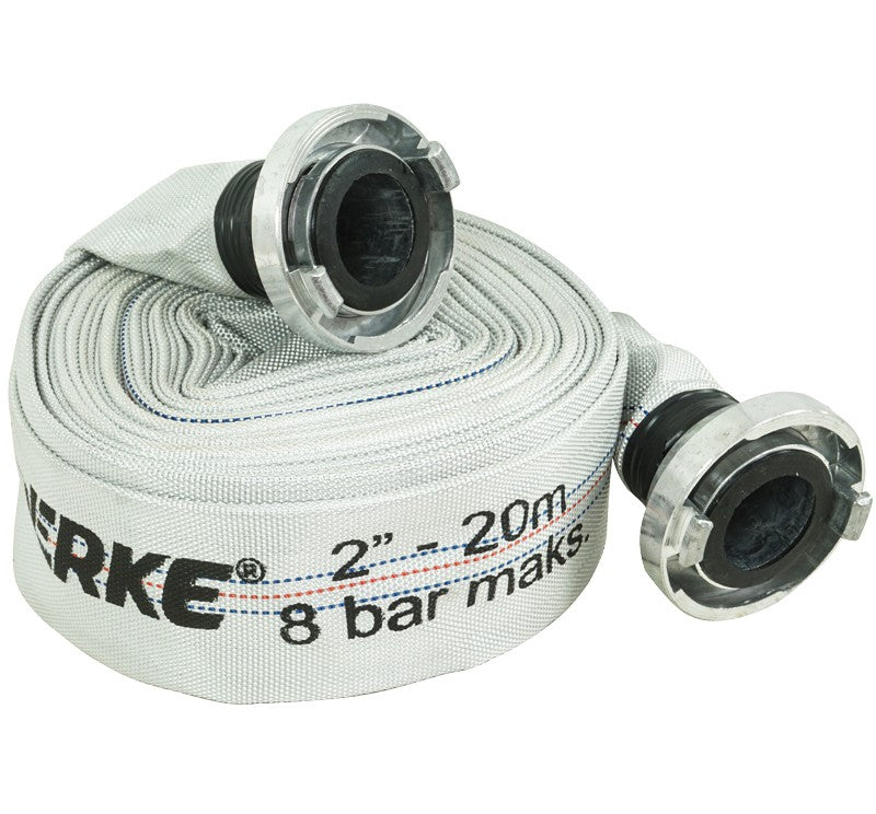 Tuyau d'incendie pompe 2"x20M avec raccords