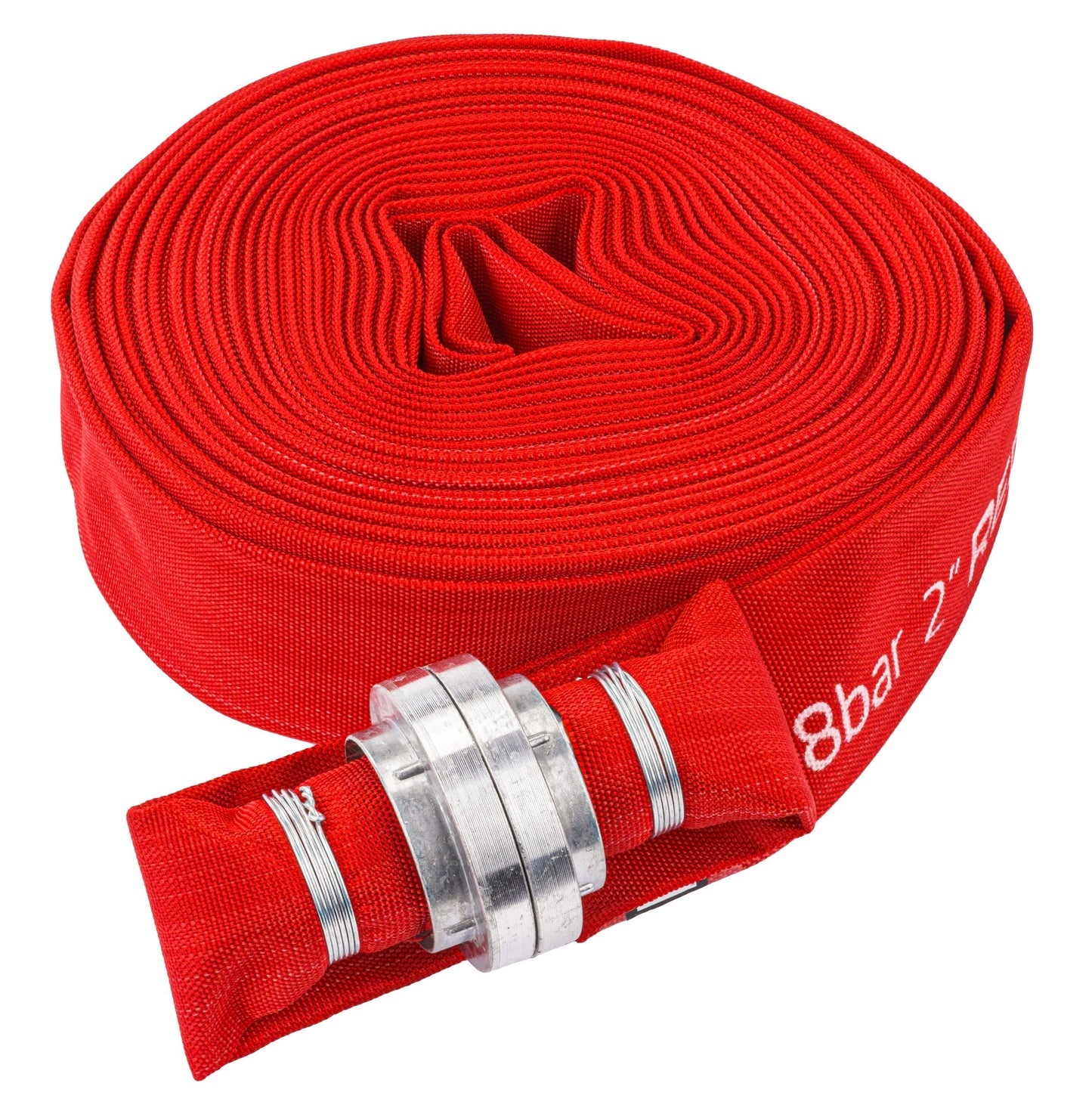Tuyau D'incendie Pour Eaux Sale, Fosse Septique, Raccord Rapide, 2" 30 M 8 Bar